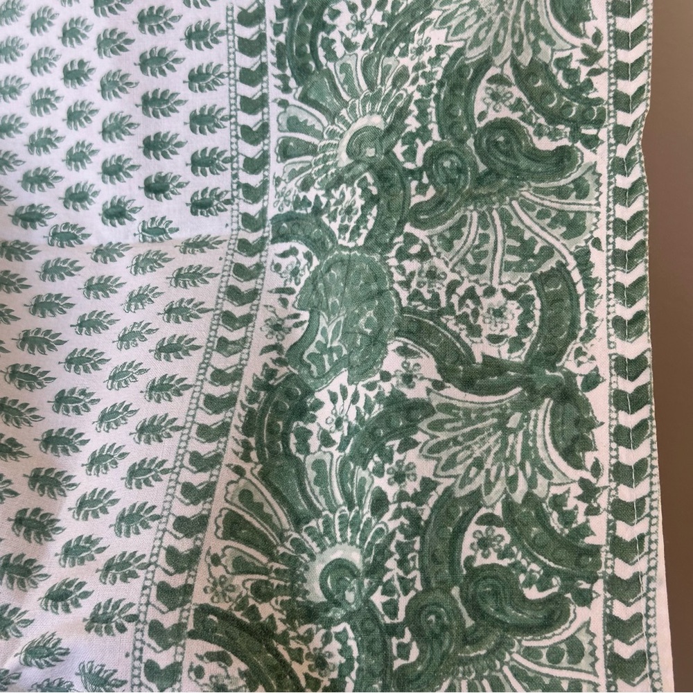 Hand Block Print 100% Cotton Tablecloth - Picture 3 of 9